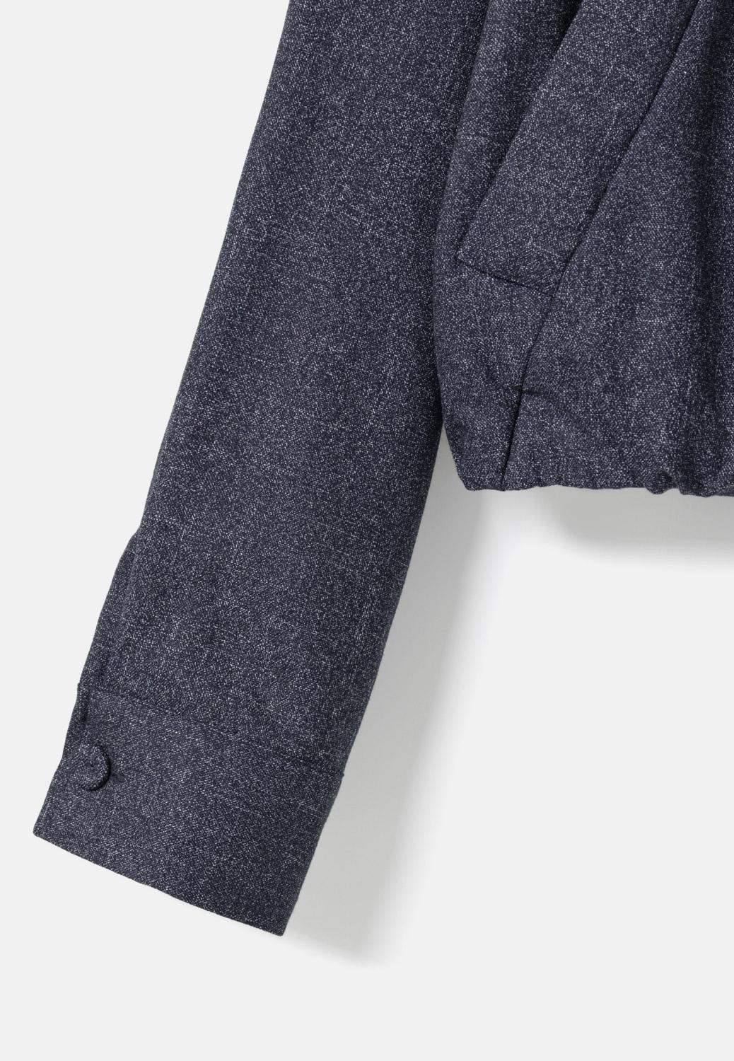 Elvine Enya Overshirt Navy Melange Damen Jacke Blouson blau